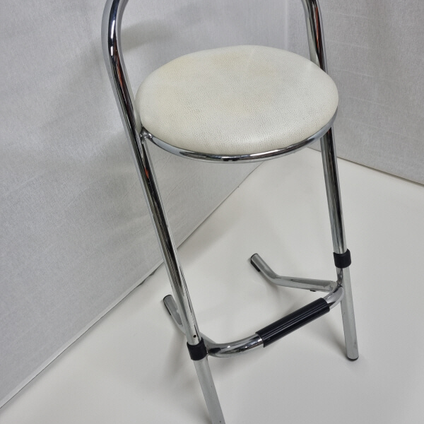 TABOURET DE BAR BLANC