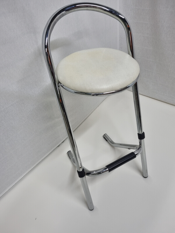 TABOURET DE BAR BLANC