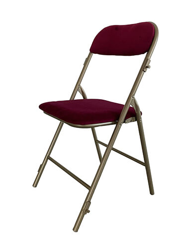 diapo-Chaise Pliante Prestige Grenat Or